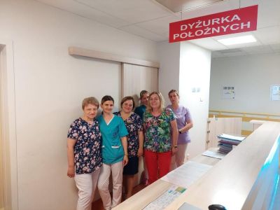 Naszym podstawowym zadaniem jest zapewnienie pacjentkom Oddziału Położnictwa i Ginekologii bardzo dobrej 
opieki lekarskiej i Położnych – mówi Położna oddziałowa Charlotta Trokowicz-Sędłak
